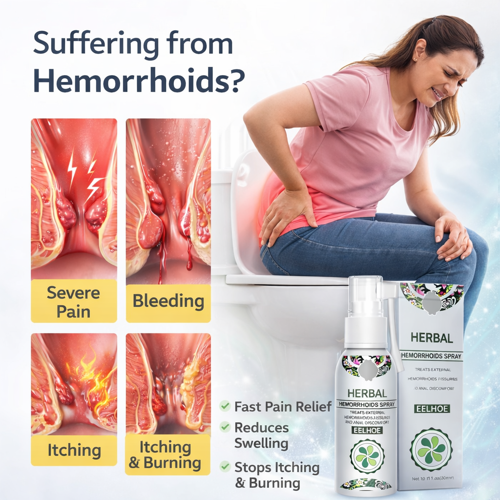 Herbal Hemorrhoids Spray 30ml | بخاخ البواسير العشبي | للاستخدام الخارجي | External Use